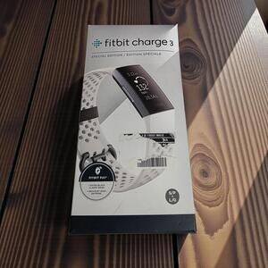 Fitbit Charge 3 Special Edition Frost White + Extra Band & Charger – Tested Work